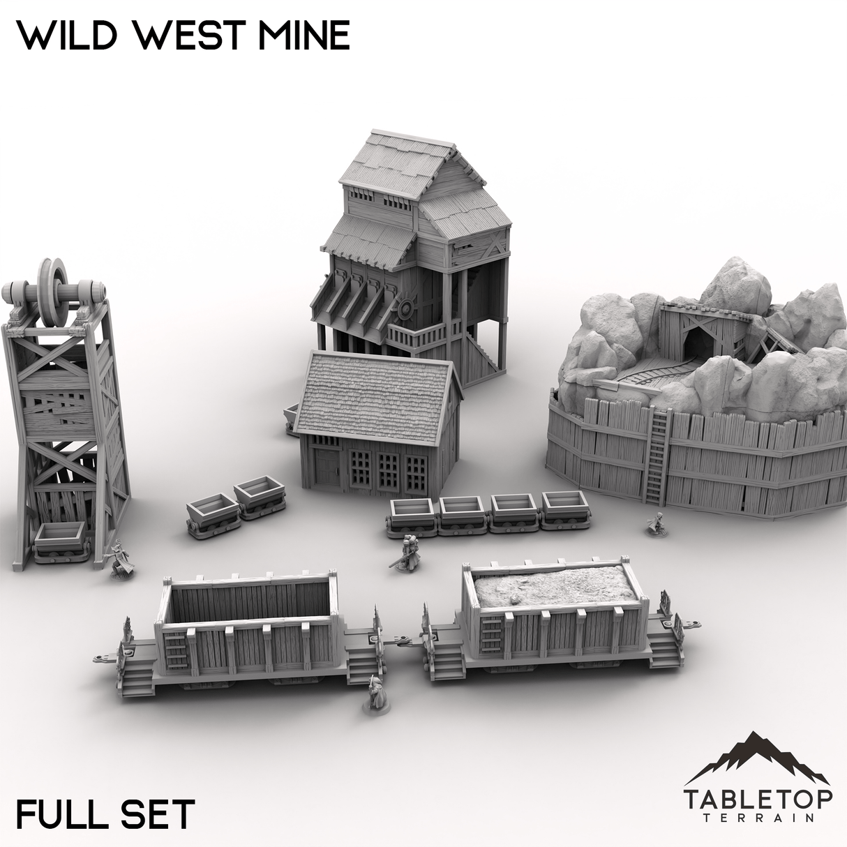 Tabletop Terrain Building Wild West Mine