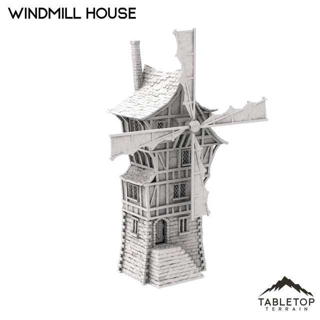 Tabletop Terrain Building Windmill House