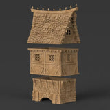 Tabletop Terrain Building Winterdale Bridge Cottage - Fantasy Building