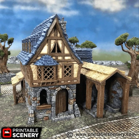 Tabletop Terrain Building Winterdale Tavern - Fantasy Building