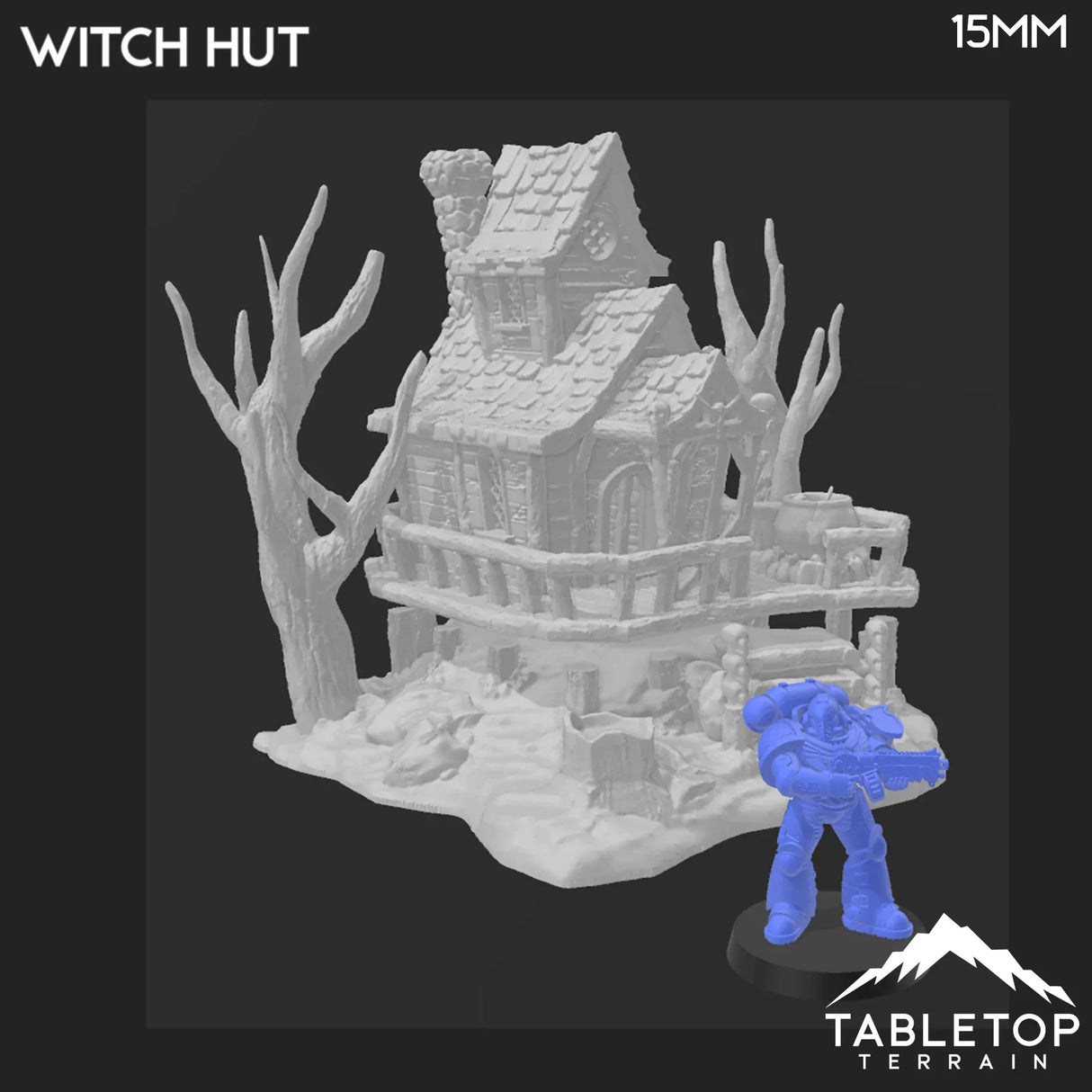 Tabletop Terrain Building Witch Hut
