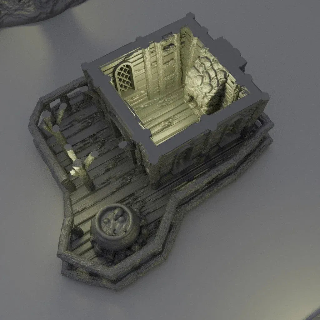 Tabletop Terrain Building Witch Hut