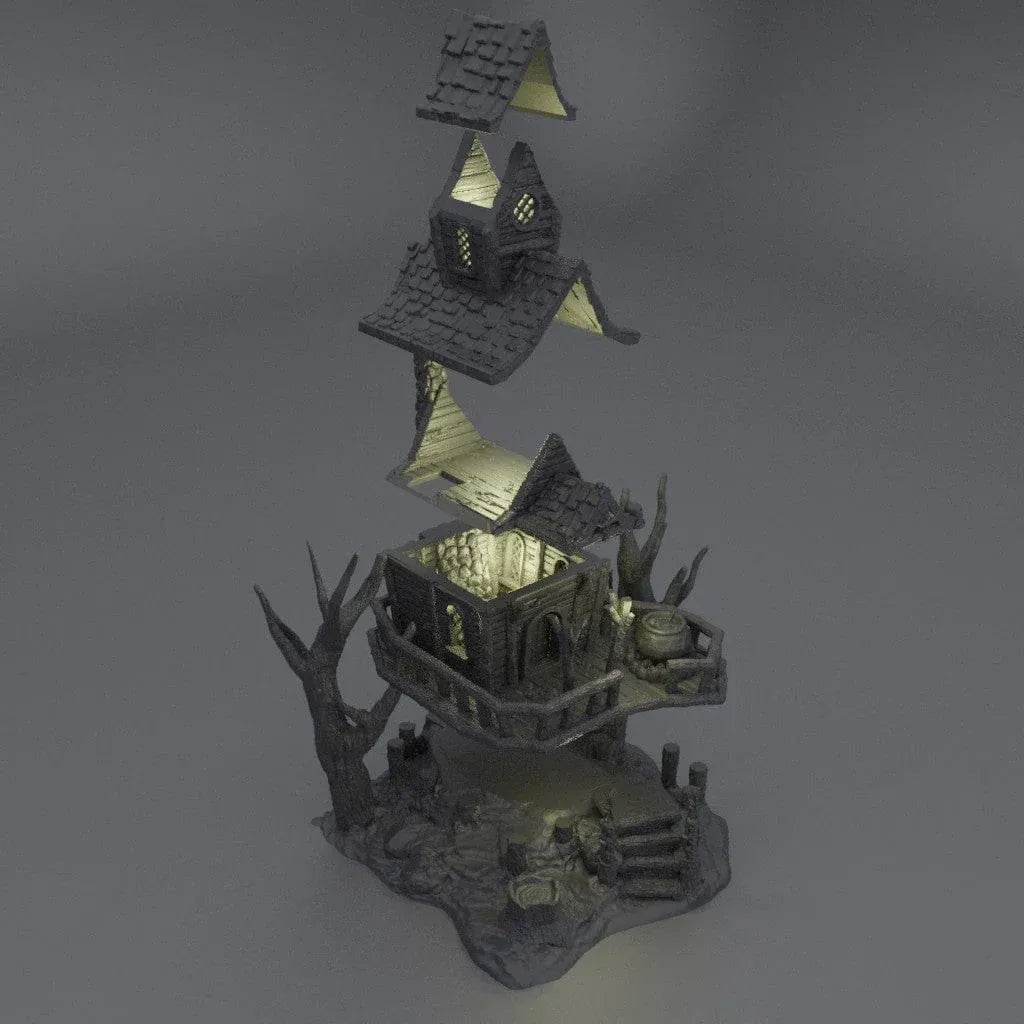 Tabletop Terrain Building Witch Hut