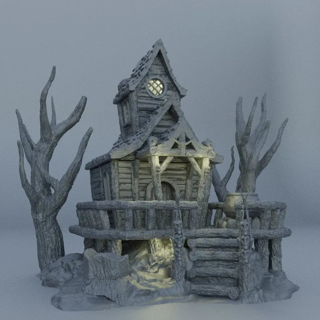 Tabletop Terrain Building Witch Hut