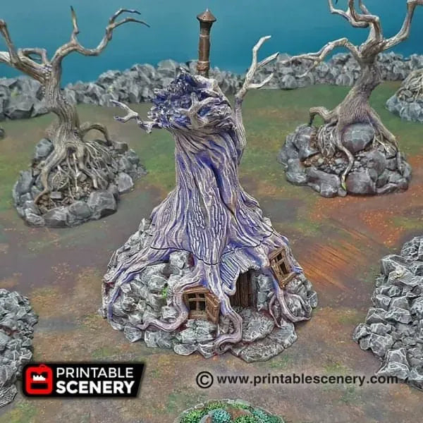 Tabletop Terrain Building Witch's Hovel - Fantasy Building