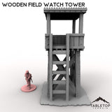 Tabletop Terrain Building Wooden Field Watch Tower