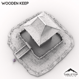 Tabletop Terrain Building Wooden Keep