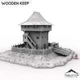 Tabletop Terrain Building Wooden Keep