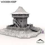 Tabletop Terrain Building Wooden Keep