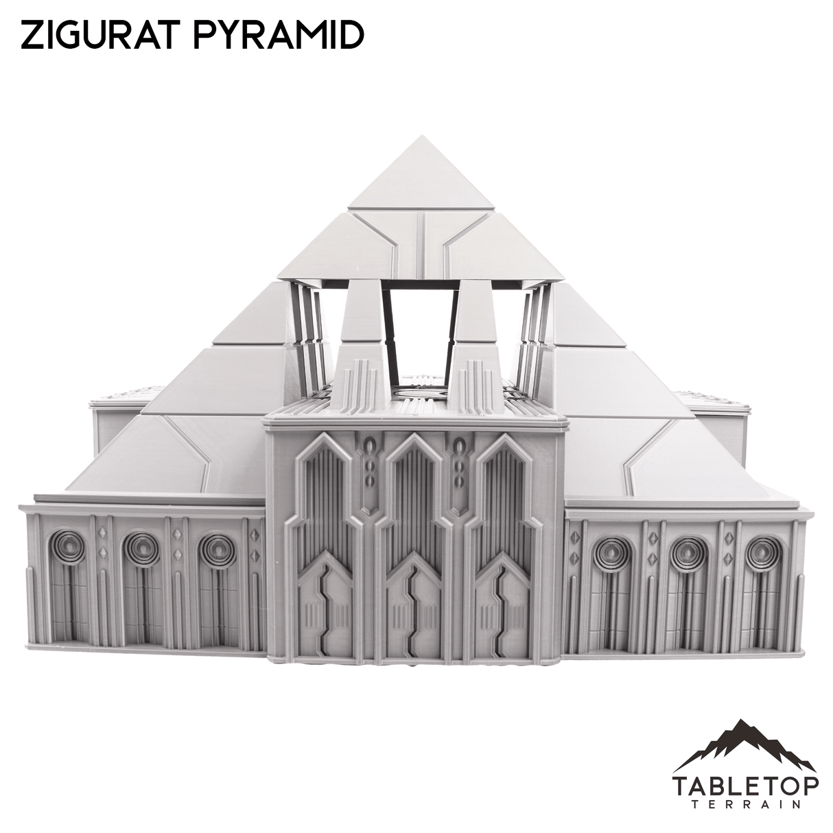 Tabletop Terrain Building Zigurat Pyramid - Krotone, Sorcerer's Planet