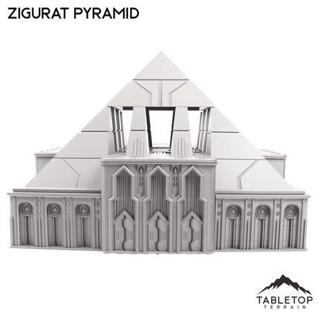 Tabletop Terrain Building Zigurat Pyramid - Krotone, Sorcerer's Planet