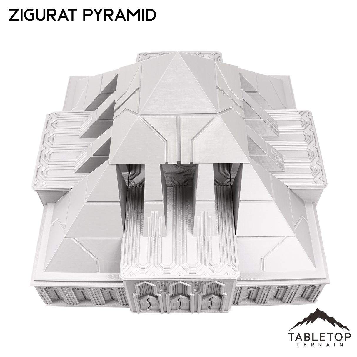 Tabletop Terrain Building Zigurat Pyramid - Krotone, Sorcerer's Planet