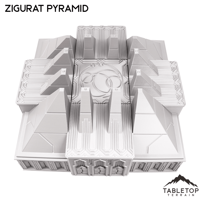 Tabletop Terrain Building Zigurat Pyramid - Krotone, Sorcerer's Planet