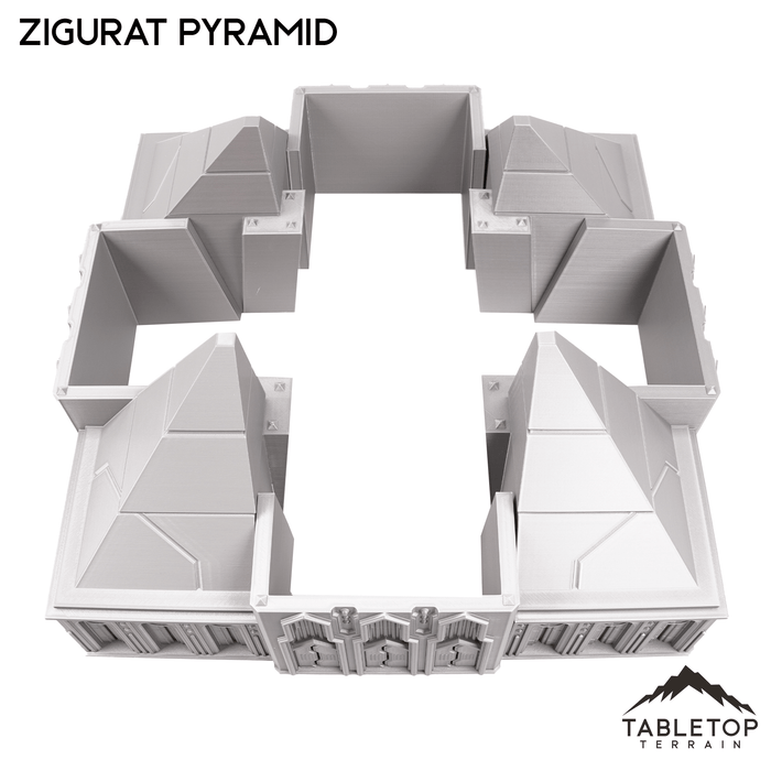 Tabletop Terrain Building Zigurat Pyramid - Krotone, Sorcerer's Planet