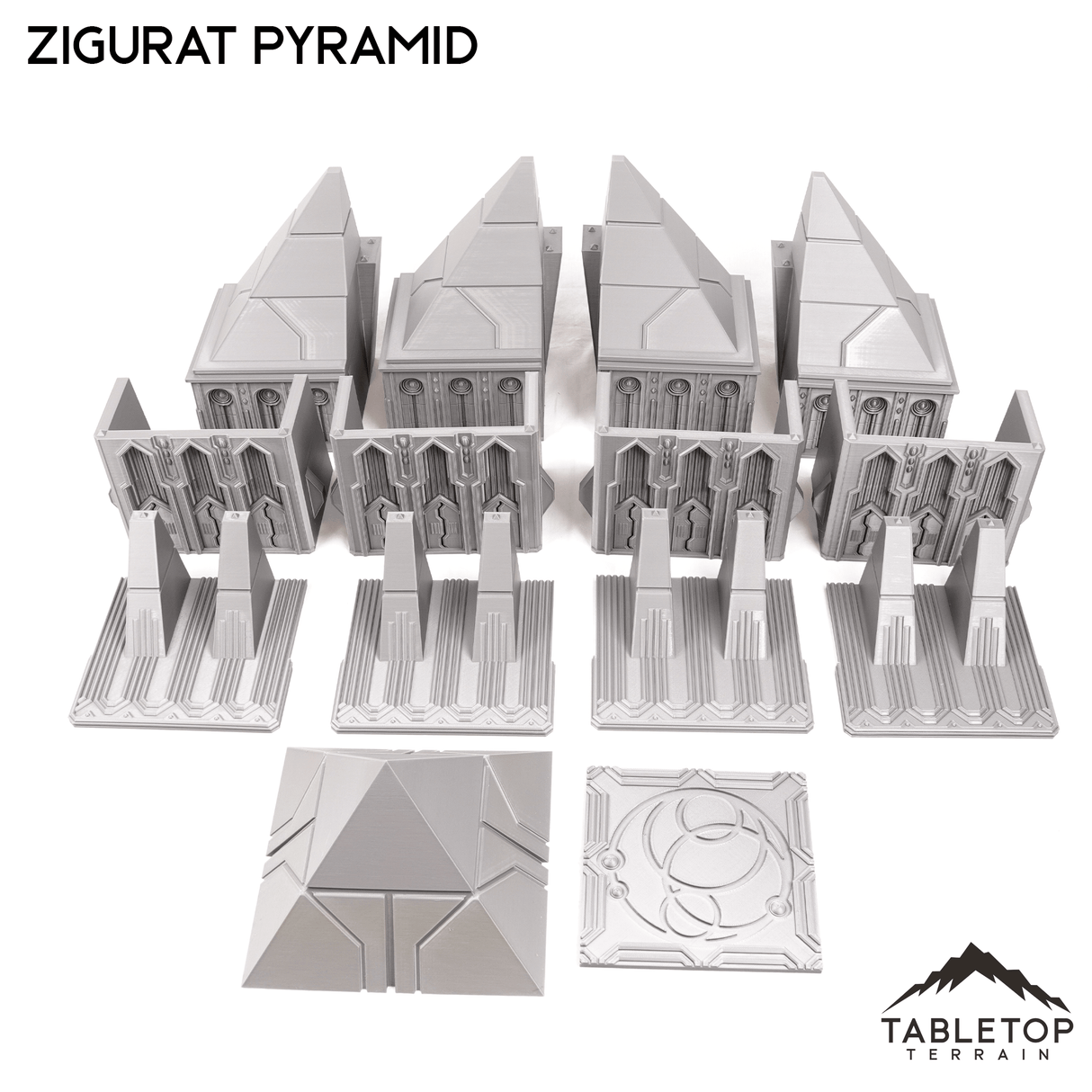 Tabletop Terrain Building Zigurat Pyramid - Krotone, Sorcerer's Planet