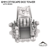 Tabletop Terrain Dice Tower 6mm Sci-Fi Cityscape Dice Tower Terrain