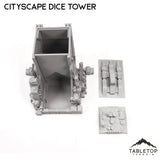Tabletop Terrain Dice Tower 6mm Sci-Fi Cityscape Dice Tower Terrain