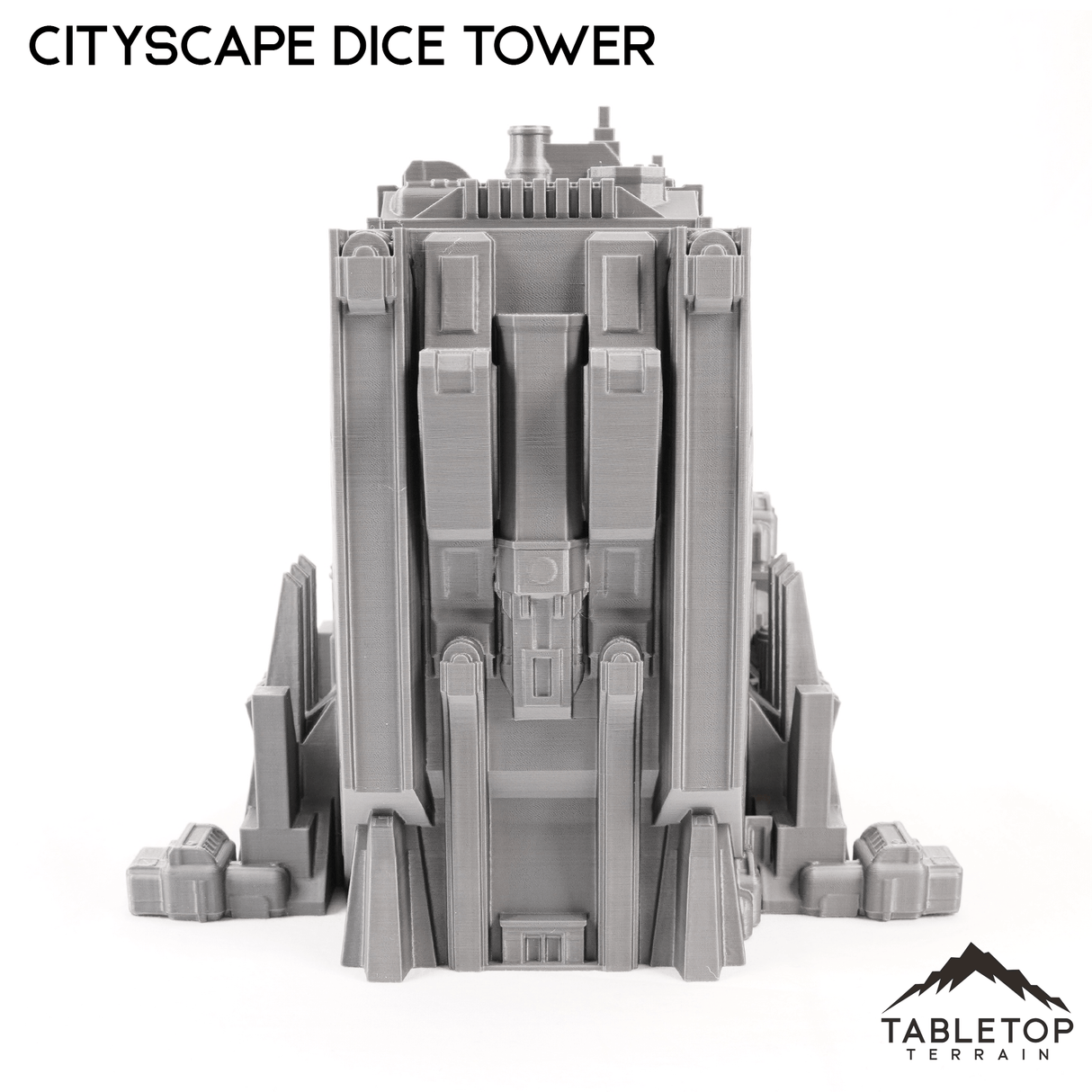 Tabletop Terrain Dice Tower 6mm Sci-Fi Cityscape Dice Tower Terrain