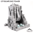 Tabletop Terrain Dice Tower 6mm Sci-Fi Cityscape Dice Tower Terrain