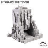 Tabletop Terrain Dice Tower 6mm Sci-Fi Cityscape Dice Tower Terrain