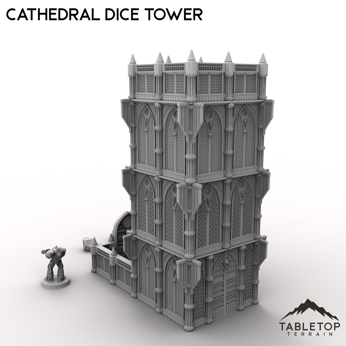 Tabletop Terrain Dice Tower Cathedral Dice Tower