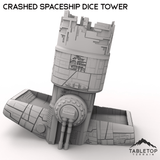 Tabletop Terrain Dice Tower Crashed Spaceship Dice Tower