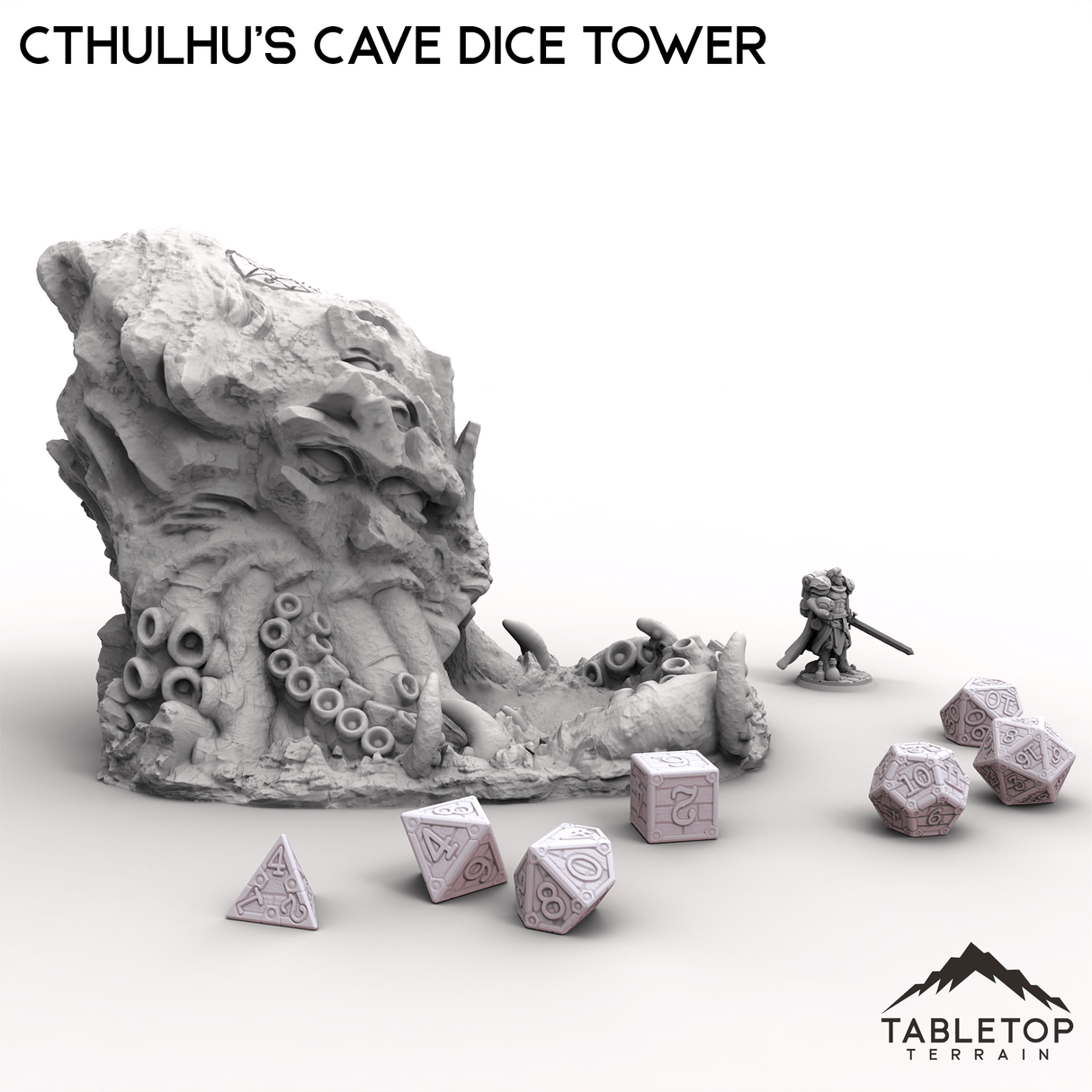 Tabletop Terrain Dice Tower Cthulhu's Cave Dice Tower