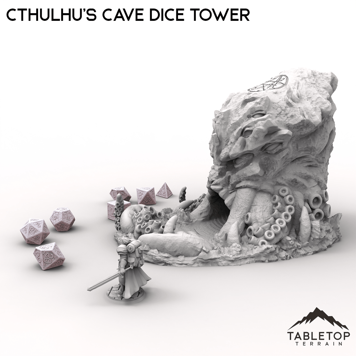 Tabletop Terrain Dice Tower Cthulhu's Cave Dice Tower