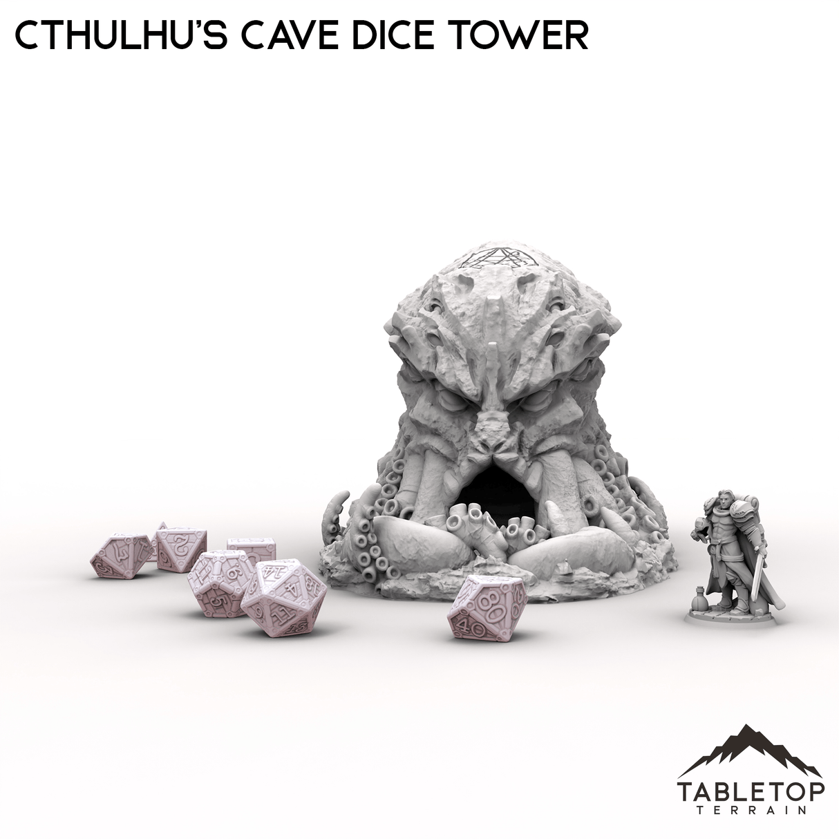 Tabletop Terrain Dice Tower Cthulhu's Cave Dice Tower