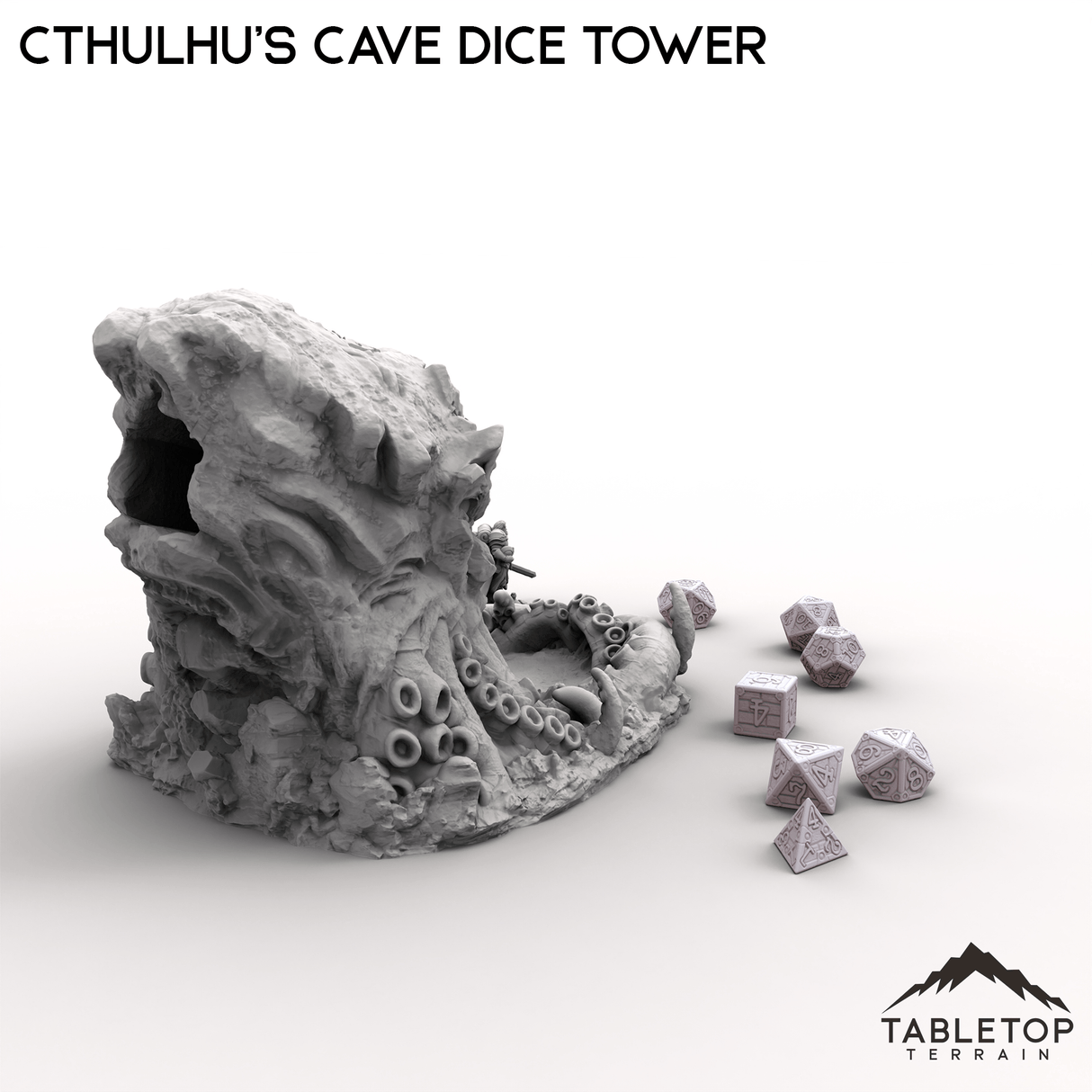 Tabletop Terrain Dice Tower Cthulhu's Cave Dice Tower