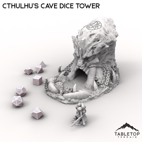 Tabletop Terrain Dice Tower Cthulhu's Cave Dice Tower