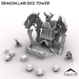 Tabletop Terrain Dice Tower Dragon Lair Dice Tower