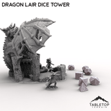 Tabletop Terrain Dice Tower Dragon Lair Dice Tower