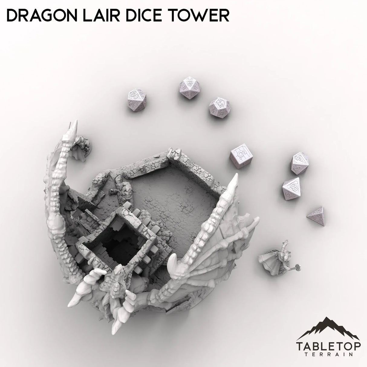 Tabletop Terrain Dice Tower Dragon Lair Dice Tower