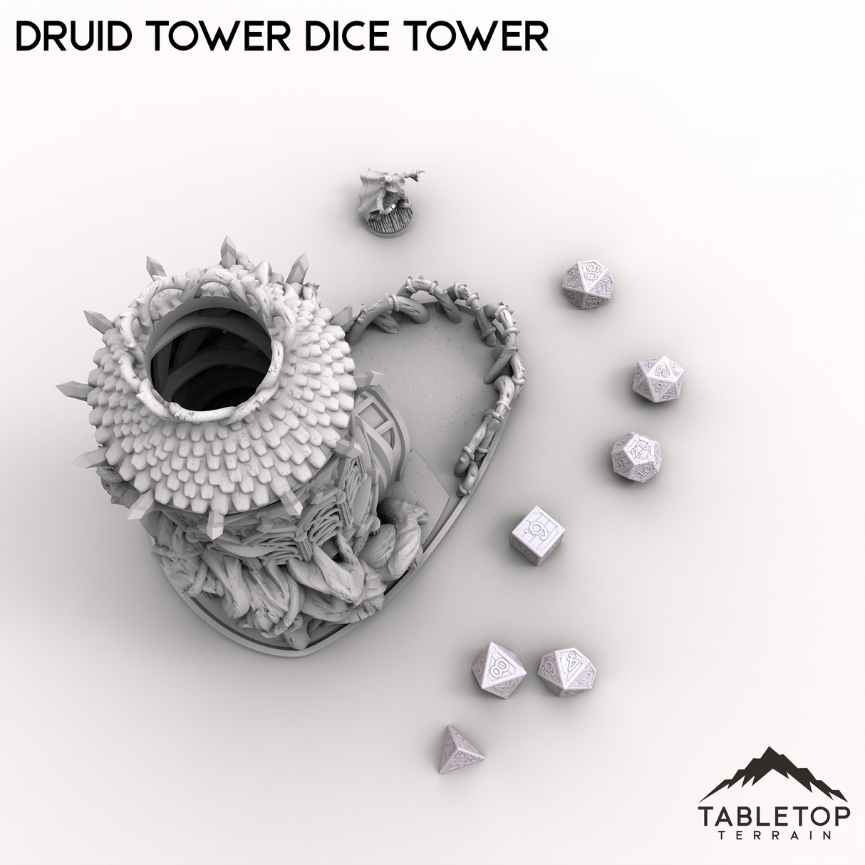 Tabletop Terrain Dice Tower Druid Tower Dice Tower