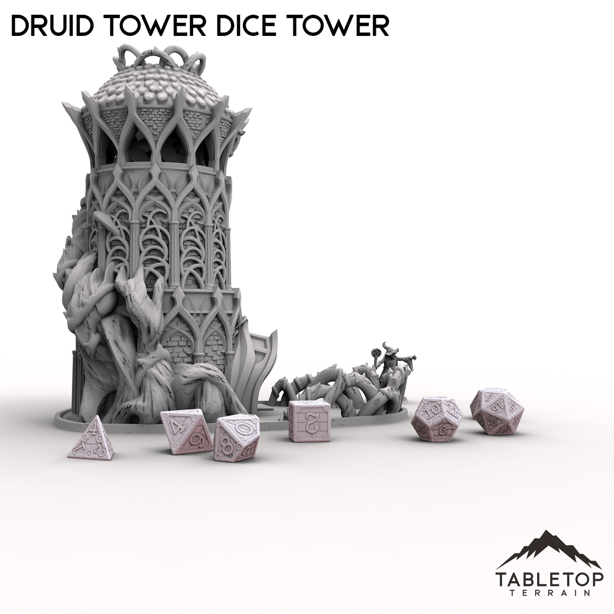 Tabletop Terrain Dice Tower Druid Tower Dice Tower