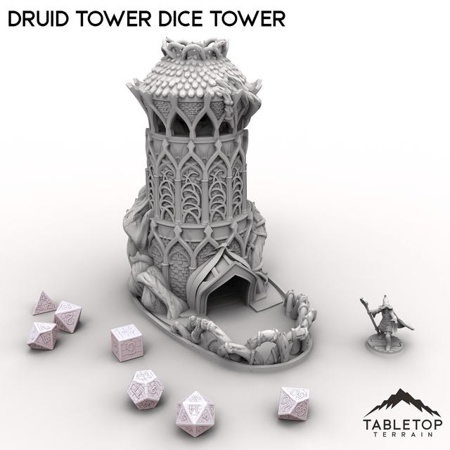 Tabletop Terrain Dice Tower Druid Tower Dice Tower