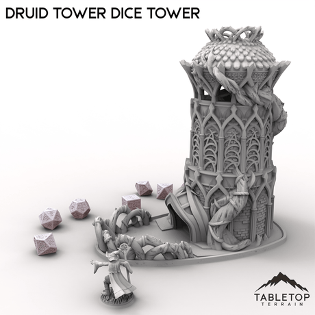 Tabletop Terrain Dice Tower Druid Tower Dice Tower