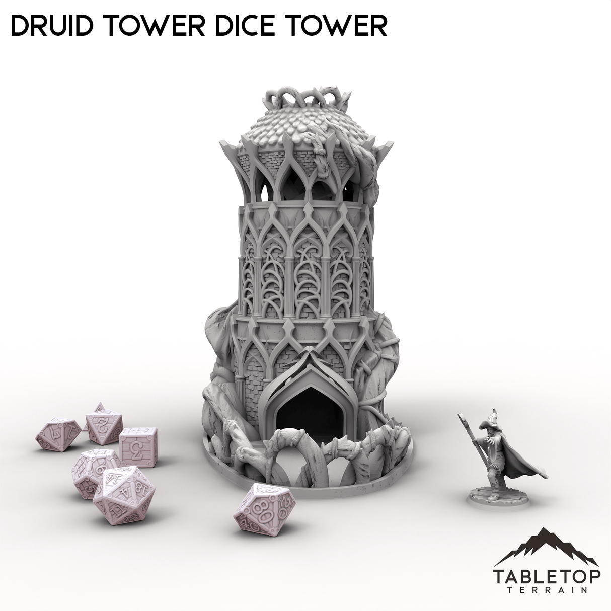 Tabletop Terrain Dice Tower Druid Tower Dice Tower