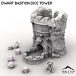 Tabletop Terrain Dice Tower Dwarf Bastion Dice Tower