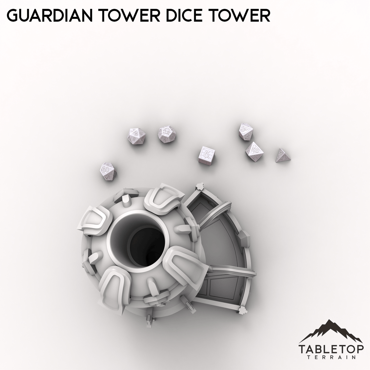 Tabletop Terrain Dice Tower Guardian Tower Dice Tower