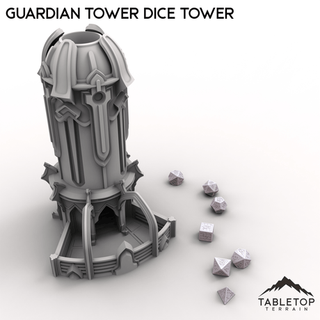 Tabletop Terrain Dice Tower Guardian Tower Dice Tower