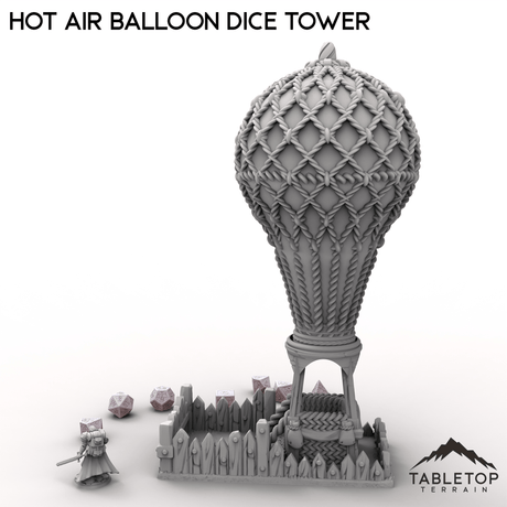 Tabletop Terrain Dice Tower Hot Air Balloon Dice Tower