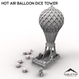 Tabletop Terrain Dice Tower Hot Air Balloon Dice Tower