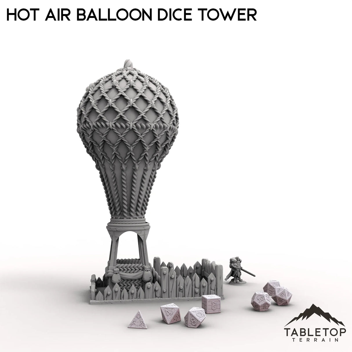 Tabletop Terrain Dice Tower Hot Air Balloon Dice Tower