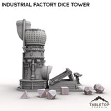 Tabletop Terrain Dice Tower Industrial Factory Dice Tower