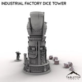 Tabletop Terrain Dice Tower Industrial Factory Dice Tower