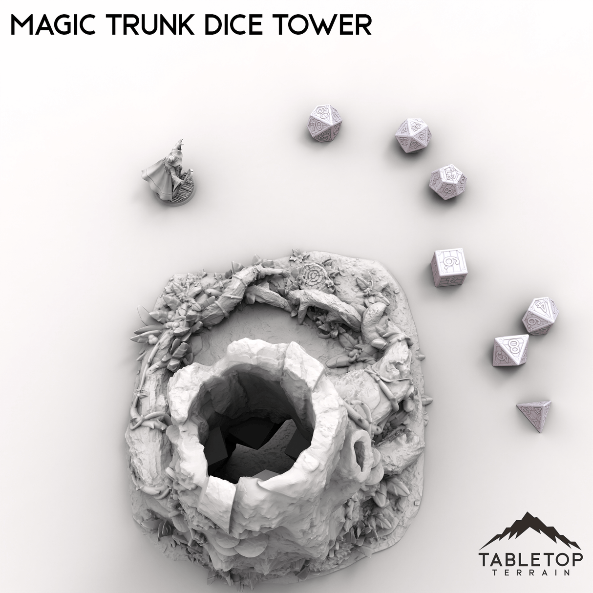 Tabletop Terrain Dice Tower Magic Trunk Dice Tower