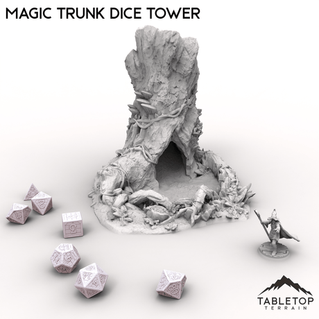 Tabletop Terrain Dice Tower Magic Trunk Dice Tower