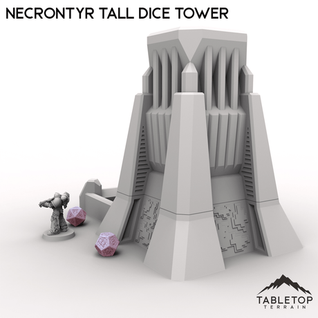 Tabletop Terrain Dice Tower Necrontyr Tall Dice Tower